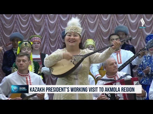 President Tokayev visits school-gymnasium in Kosshy