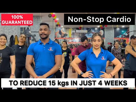 बिना जिम जाए 15 किलो वजन घटाए/Full Fast Cardio For Fast Weightloss in 4 Weeks/Nisha Arora