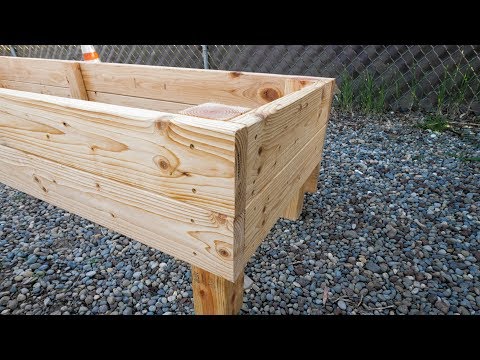 DIY: How to Build Raised Garden Beds for Sloped Yard Using 2x6 Boards Video