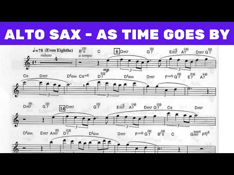 As Time Goes By [ALTO SAX]