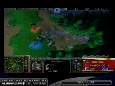 [WCG 2009 Grand Final - WarCraft3 Group Full Legue - map-twisted-meadows]  fly vs lyn