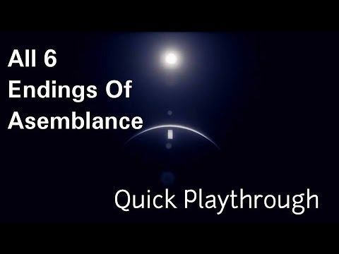 ALL Endings Of Asemblance | Quick Playthrough