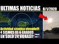 Ultimas Noticias, ACTIVIDAD SÍSMICA, HUMO DE INCENDIOS LLEGA A ARGENTINA, CHILE y más 8/1/2020