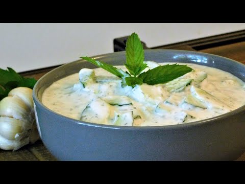 Easy Cold Soup Recipe \\ Yogurt and Cucumber Gazpacho