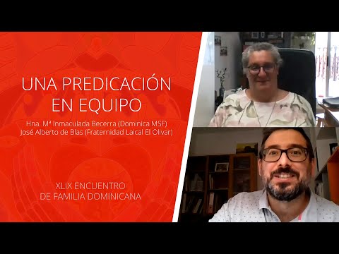 Una predicación en equipo - hna. Macu y José Alberto