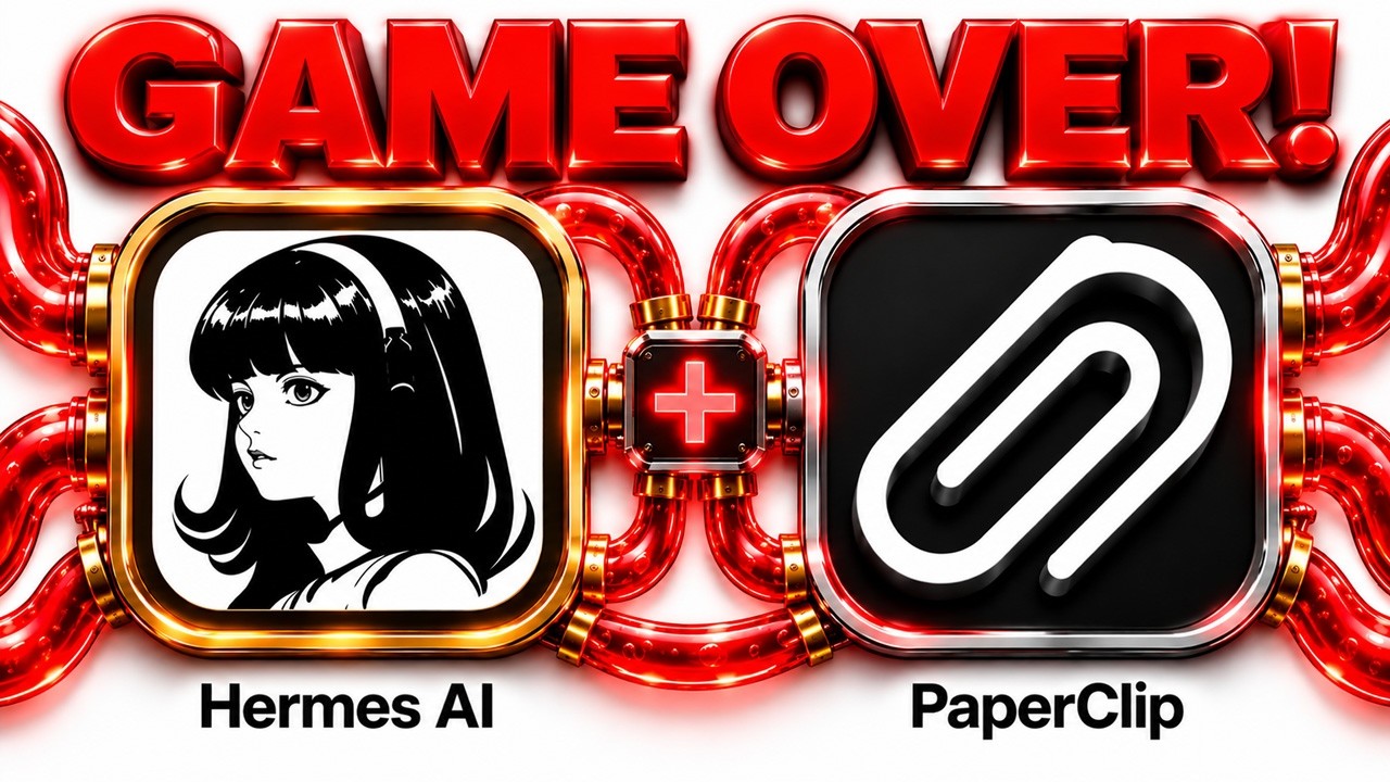 PaperClip + Hermes Just Changed Everything!