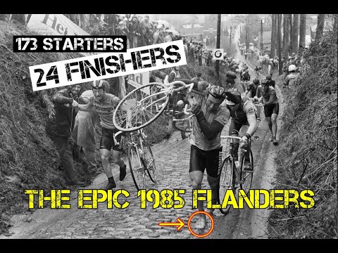 1985 Tour of Flanders - 271km of Brutal Hell in this Legendary Belgian Classic Ronde van Vlaanderen