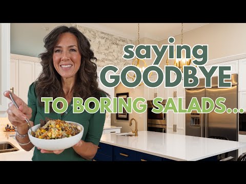 The Best Salad Recipe Ever | Mexican Salad ft. Trader Joe's Crunchy Chili Sauce