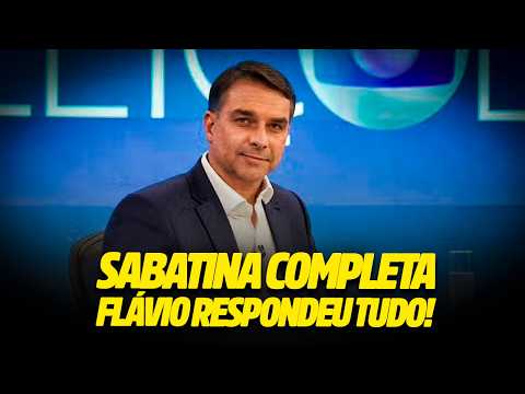  Completo: excelente sabatina de Flávio no jornal nacional!
