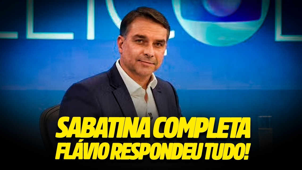 Completo: excelente sabatina de Flávio no jornal nacional!