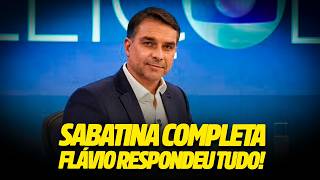 Completo: excelente sabatina de Flávio no jornal nacional!