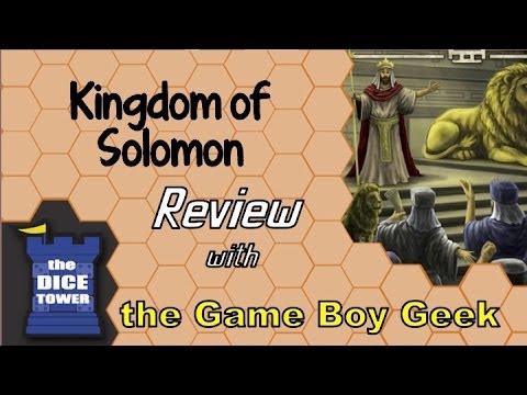 Dice Tower: The Game Boy Geek Reviews Kingdom of Solomon