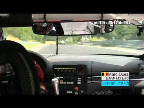 BMW M3 E46 auf der Nordschleife mit Marc Duez