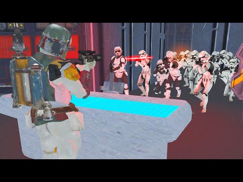 Can BOBA FETT Hold Off 1,000 Stormtroopers?! - Men of War: Star Wars Mod Battle Simulator