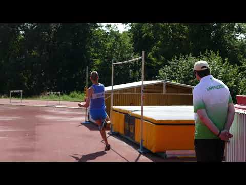 Filip Mrčić (CRO) 210 cm High Jump 1st Place  INTERNATIONAL LTU GRAZ SUMMERMEETING