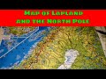 Map Of Lapland And The North Pole