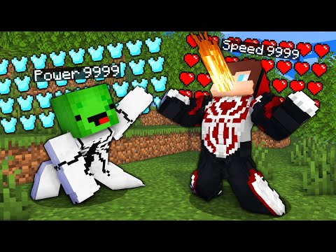 JJ and Mikey Became MARVEL Hunters and DC Speedrunner in Minecraft - Maizen