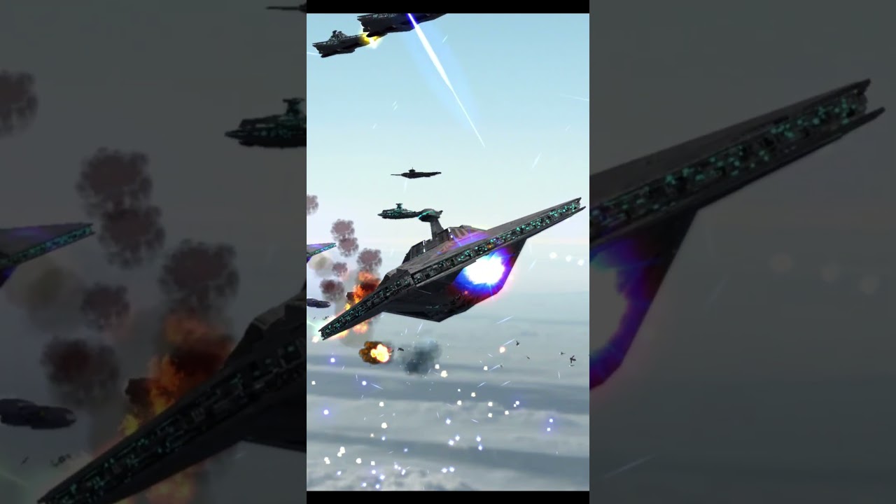 The Republic Fleet Test at Battle New Ships Star Wars Empire at War 1
