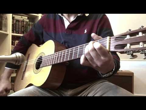 Flamenco Guitar Malaguena Style - Mic: AKG D-320B
