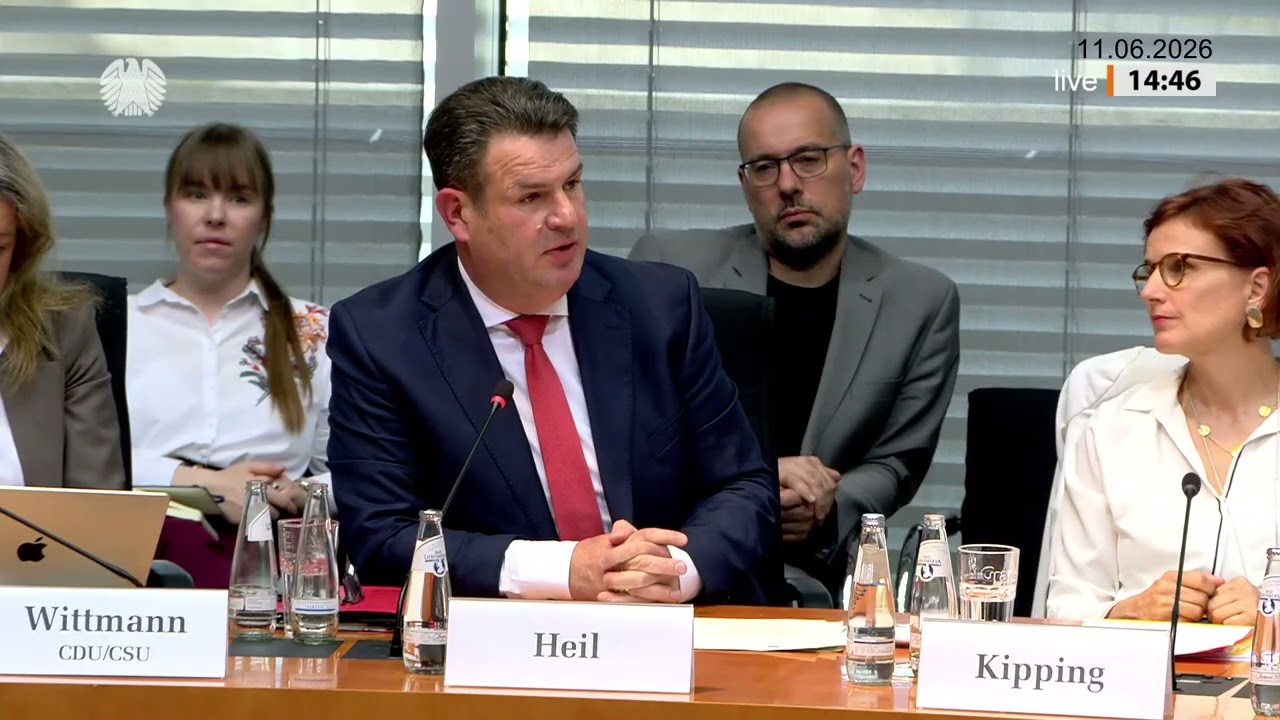 Isabel Rothe SPD Hubertus Heil Corona Enquete Kommission Arbeitswelt, soziale Sicherung und soziale