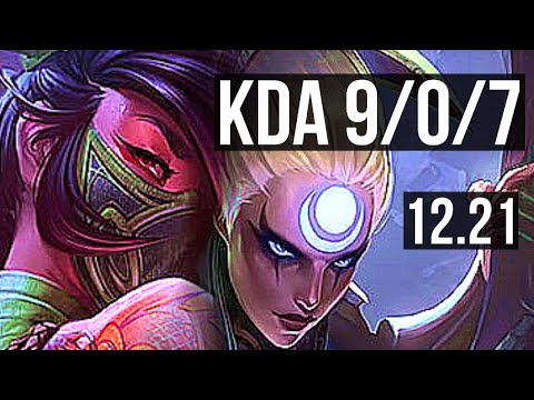 AKALI vs DIANA (MID) | 9/0/7, Legendary, 600+ games | EUW Diamond | 12.21