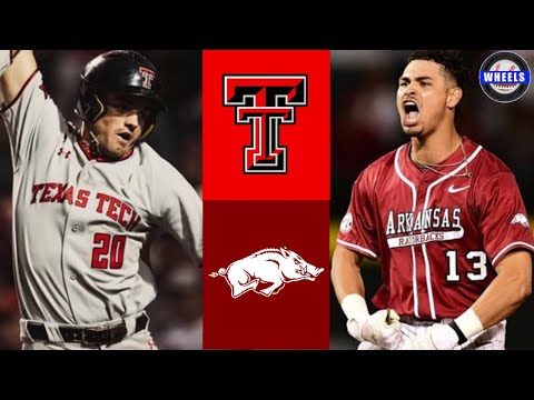 Texas Tech vs #2 Arkansas Highlights (Great!) | 2024 College Baseball Highlights