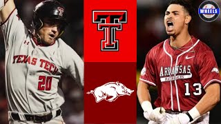 Texas Tech vs #2 Arkansas Highlights (Great!) | 2024 College Baseball Highlights