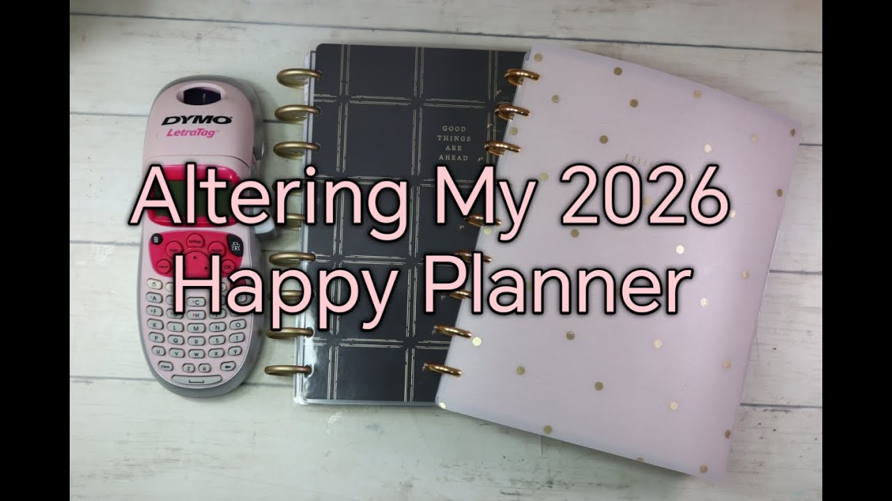 Watch Me Set Up And Alter 2026 Classic Happy Planner Catch All Part 1 #fun #diy #planner #creative