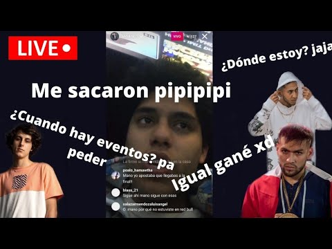 Vidal live Instagram post Red Bull y ¿Porqué Blackcode no participo? #redbull #Vidal #blackcode