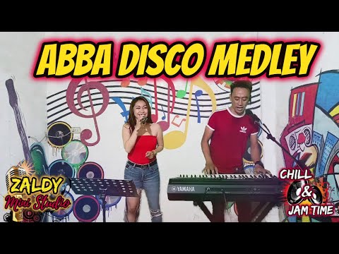 ABBA DISCO MEDLEY - LET'S PARTY! DISCO DISCO - REA & ROMEL JAM AT ZALDY MINI STUDIO