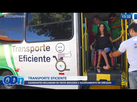Cadeirantes reclamam de frota reduzida e sucateamento de veículos do transporte eficiente 21 02 2022