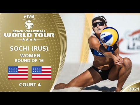Sponcil/Claes vs. Stockman/Kolinske - Women's R16 | 4* Sochi 2021
