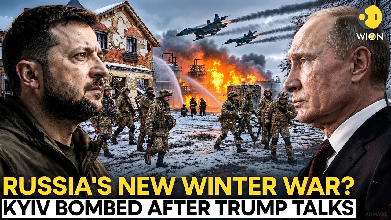 Russia Bombards Kyiv After Trump-Zelensky Talks | Ukraine Warns of Winter Escalation |WION Originals