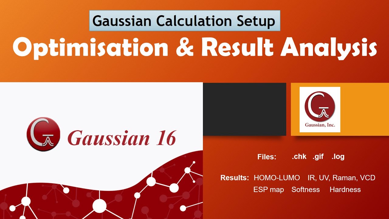 Gaussian Calculation, Optimization, and Result Analysis | Step-by-Step Tutorial