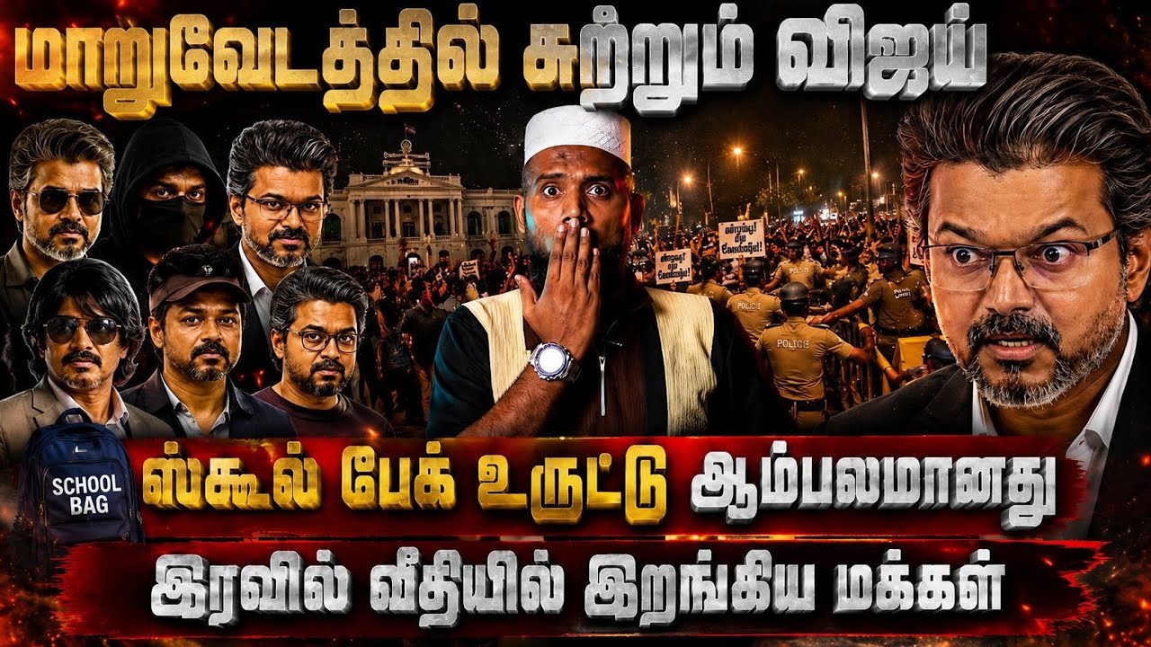 🔥 மாறுவேடத்தில் சுற்றும் விஜய்! School Bag உருட்டு அம்பலம?