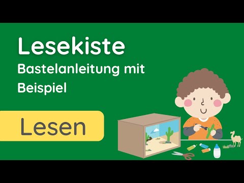 Lesekiste basteln ✅ Beispiel Buchvorstellung 🧹 Kleine Hexe