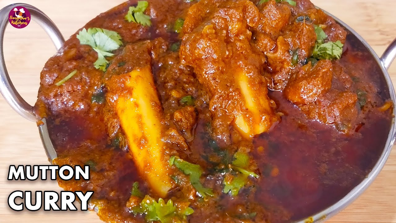 తెలంగాణ స్టైల్ స్పైసి మటన్ కర్రీ | Mutton Curry | Mutton Curry in Telugu | Telangana MuttonCurry
