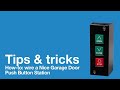 How To Wire A Nice Garage Door Push Button Station