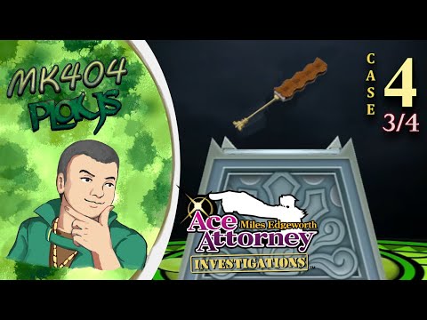 MK404 Plays Ace Attorney Investigations: Miles Edgeworth | Case 4[3/4] - Dive to The Heart
