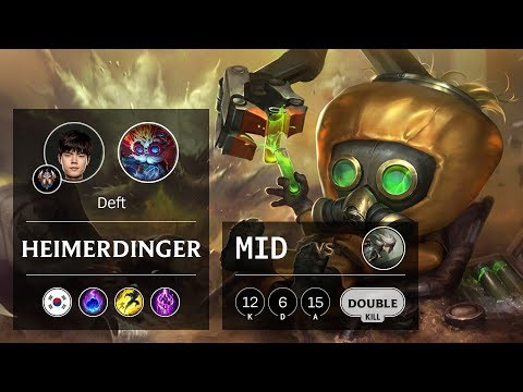 Heimerdinger Mid vs Camille - KR Challenger Patch 9.23