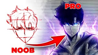 Easiest Way to DRAW anime character Like A PRO! (Part 2)