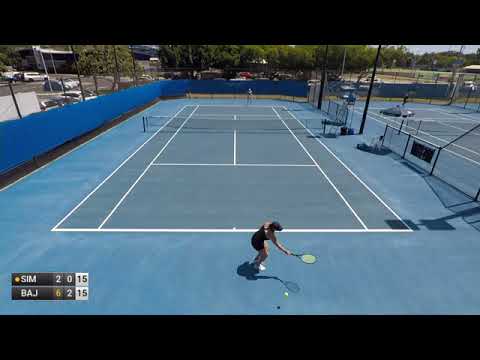 Simmons Ella v Bajagic Tamara - W25 Cairns (2°set)