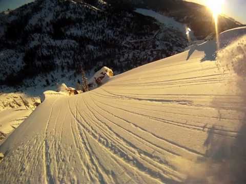 GoPro HD Hero Extreme Big Mountain Snowboarding Freeriding