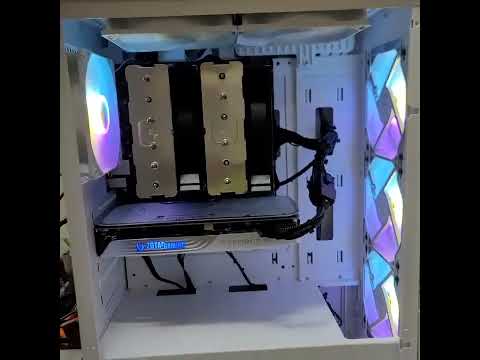 [컴퓨존] DAVEN D6 MESH 강화유리 화이트 미들타워 구매후기