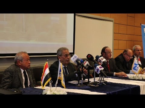 عمرو موسى فخورين باستعادة أرض جامعة النيل
