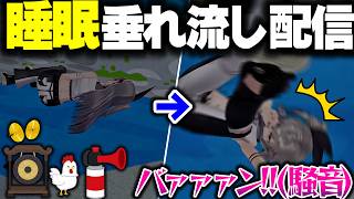 睡眠配信をして爆音妨害に叩き起こされるりおーなｗｗｗ【ホロライブ切り抜き/響咲リオナ/FLOW GLOW/DEV_IS】