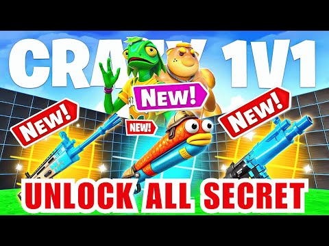NEW WEAPONS CRAZY 1V1 FFA ALL GUNS & RIDES MAP FORTNITE (PART 47)