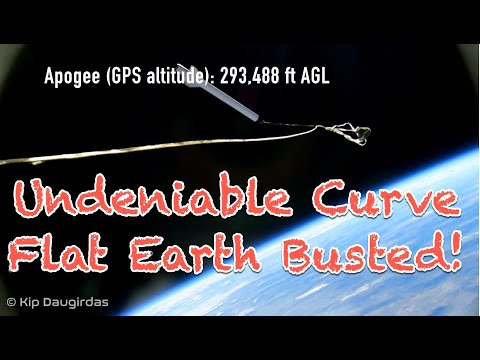 293,488 ft Rocket Captures Earth Curve w/Rectilinear Lens!