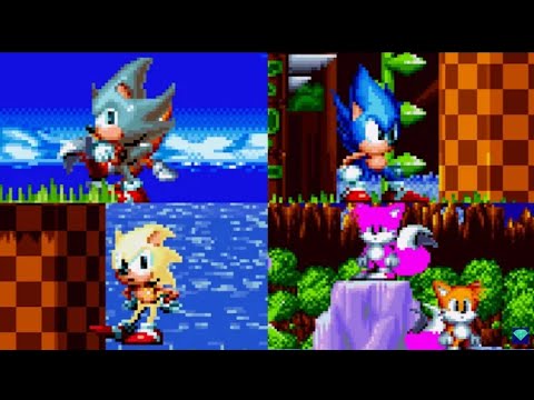 all color glitches in sonic mania android