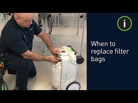 Festool Tip: When to replace your filter bag